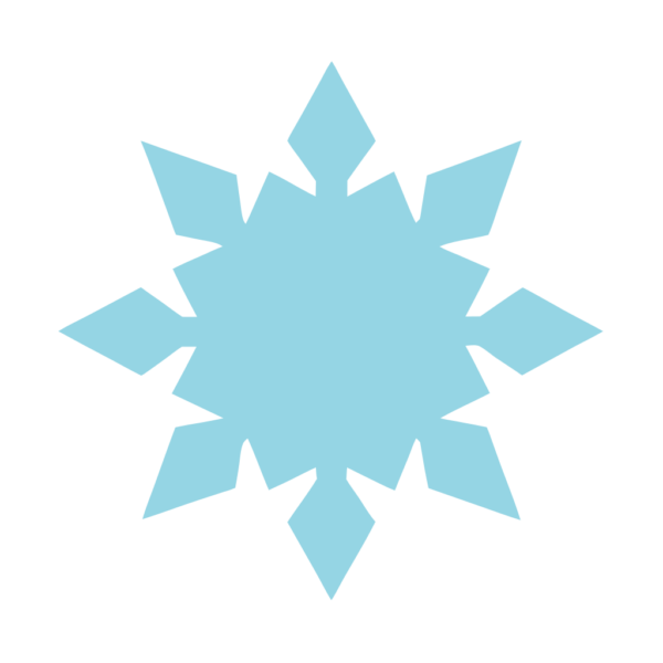 Crystal Pattern Snowflake Clipart