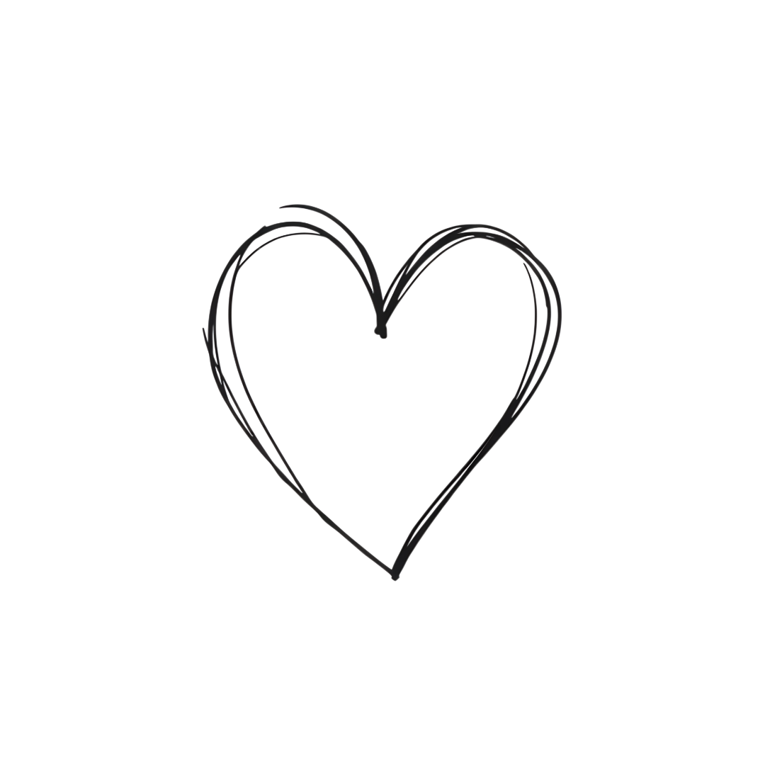 Cute Black Heart Clipart_Neoclipart_com
