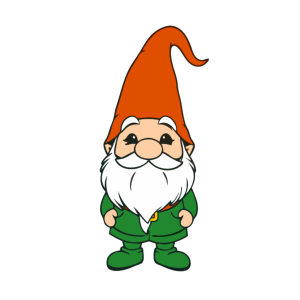 Cute Gnome St Patrick Clipart