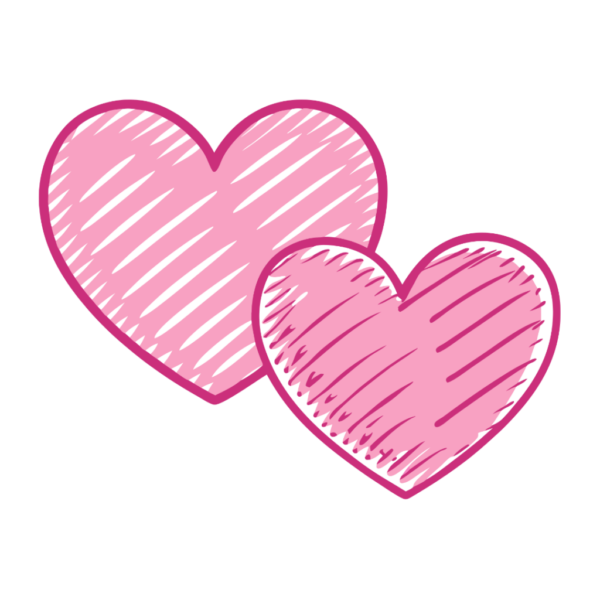 Cute Love Hearts Clipart