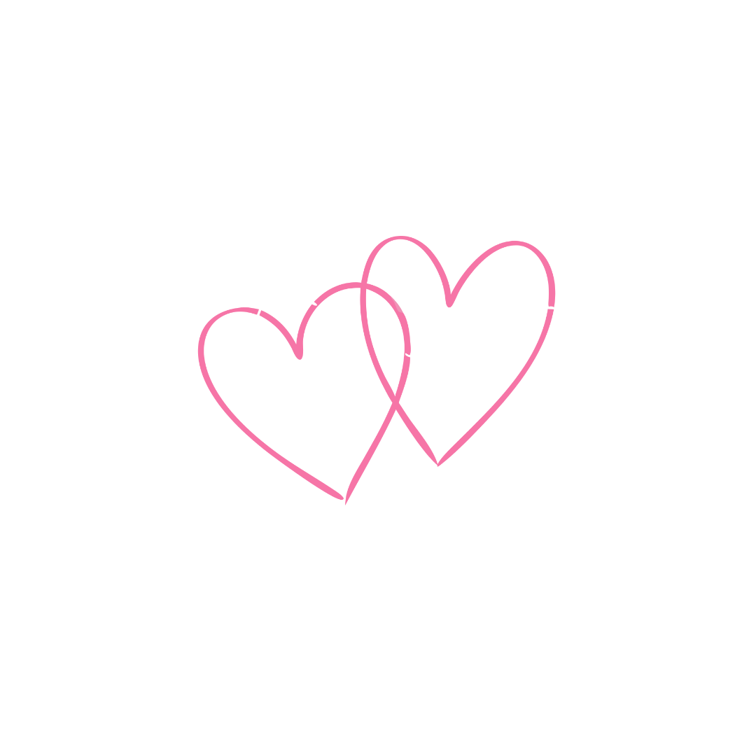 Dual Pink Outline Heart Clipart_Neoclipart_Com
