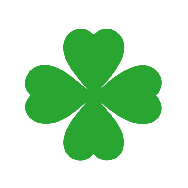 Four Leaf Clover St Patrick Day Clipart_Neoclipart_com