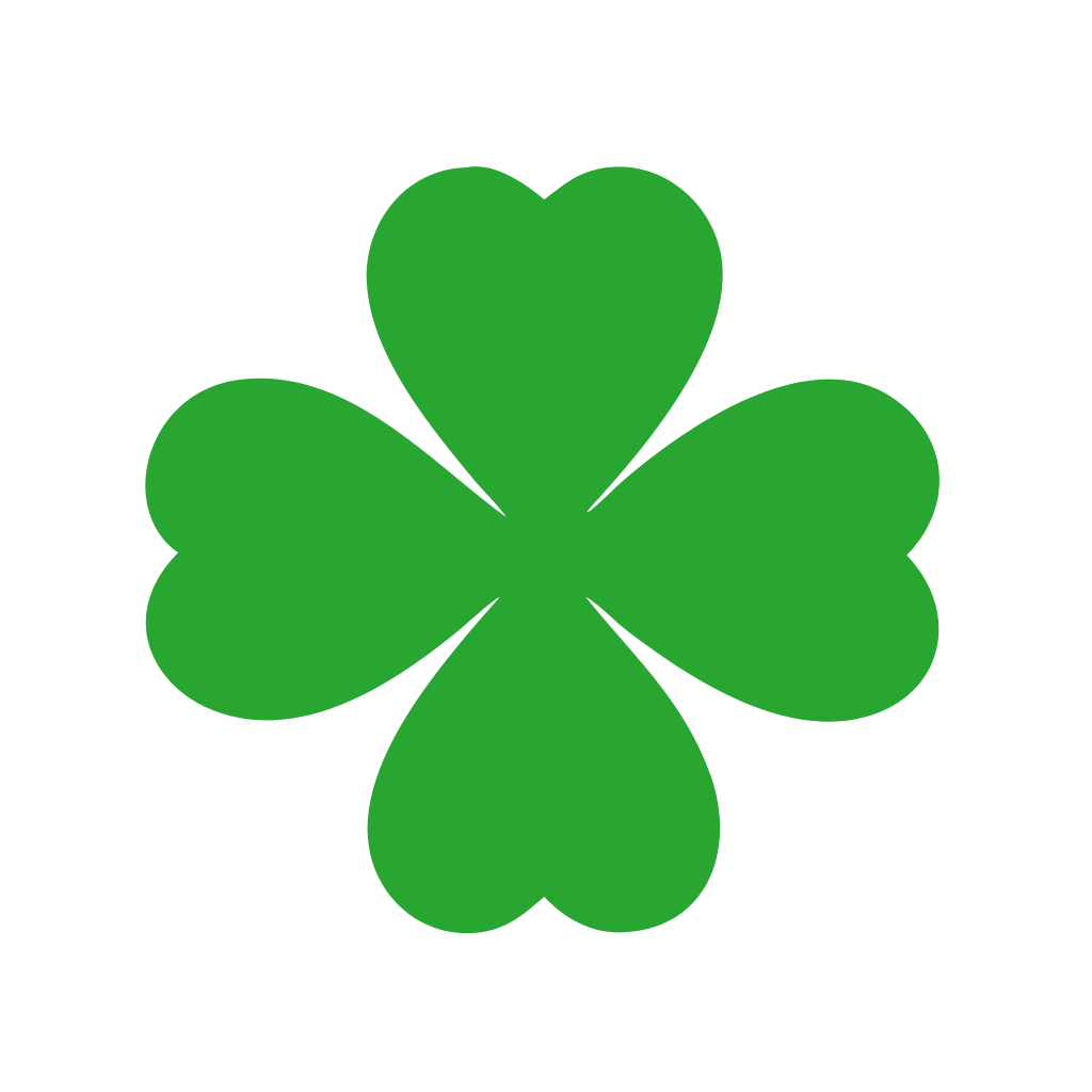 Four Leaf Clover St Patrick Day Clipart_Neoclipart_com