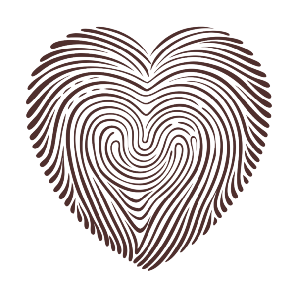 Free Thumbprint Heart Illustration