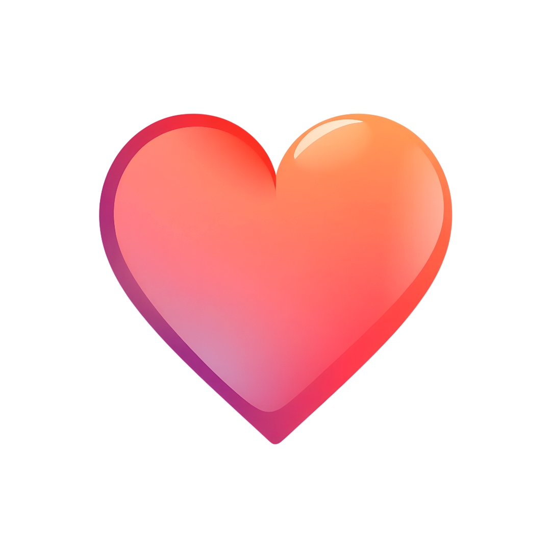 Gradient Heart Clipart