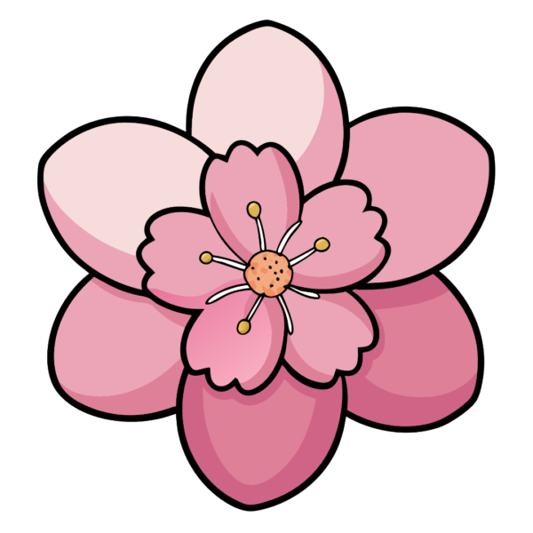 Hawaii Sakura Flower Clipart