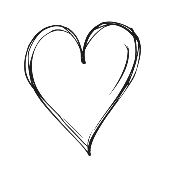 Heart Black Clipart