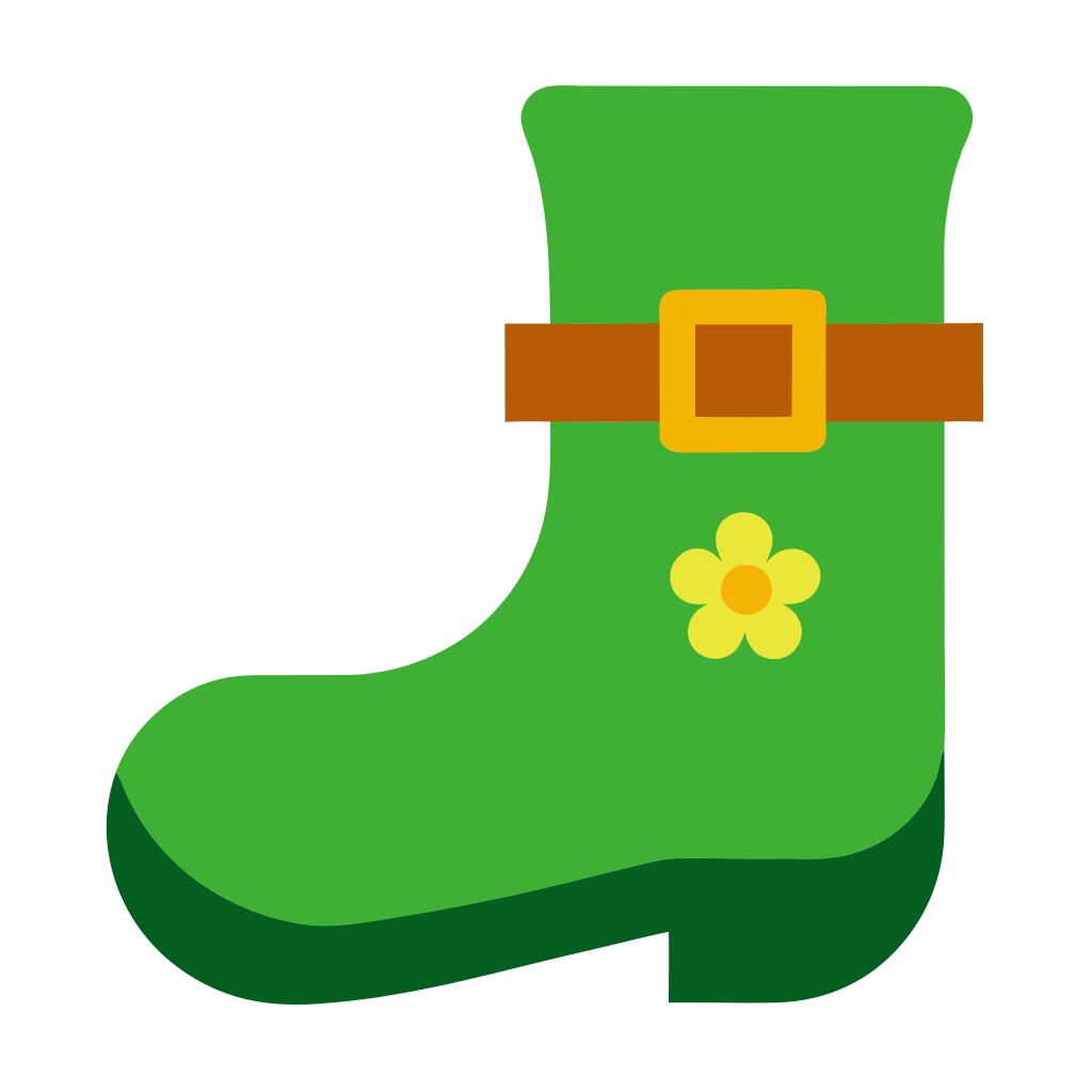 Leprachaun Boot Clipart