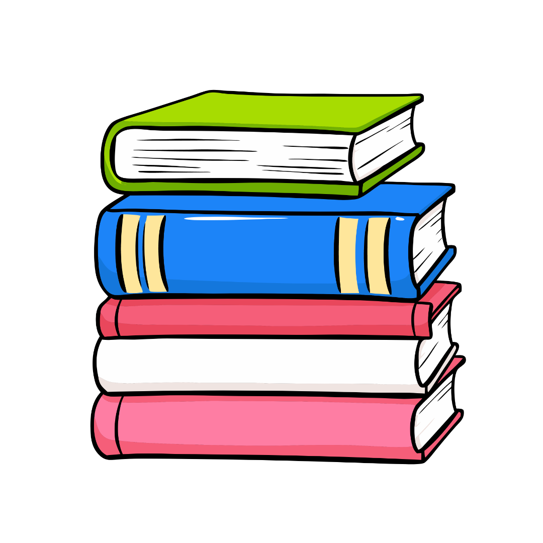 Library Book Stack Clipart_Neoclipart_com