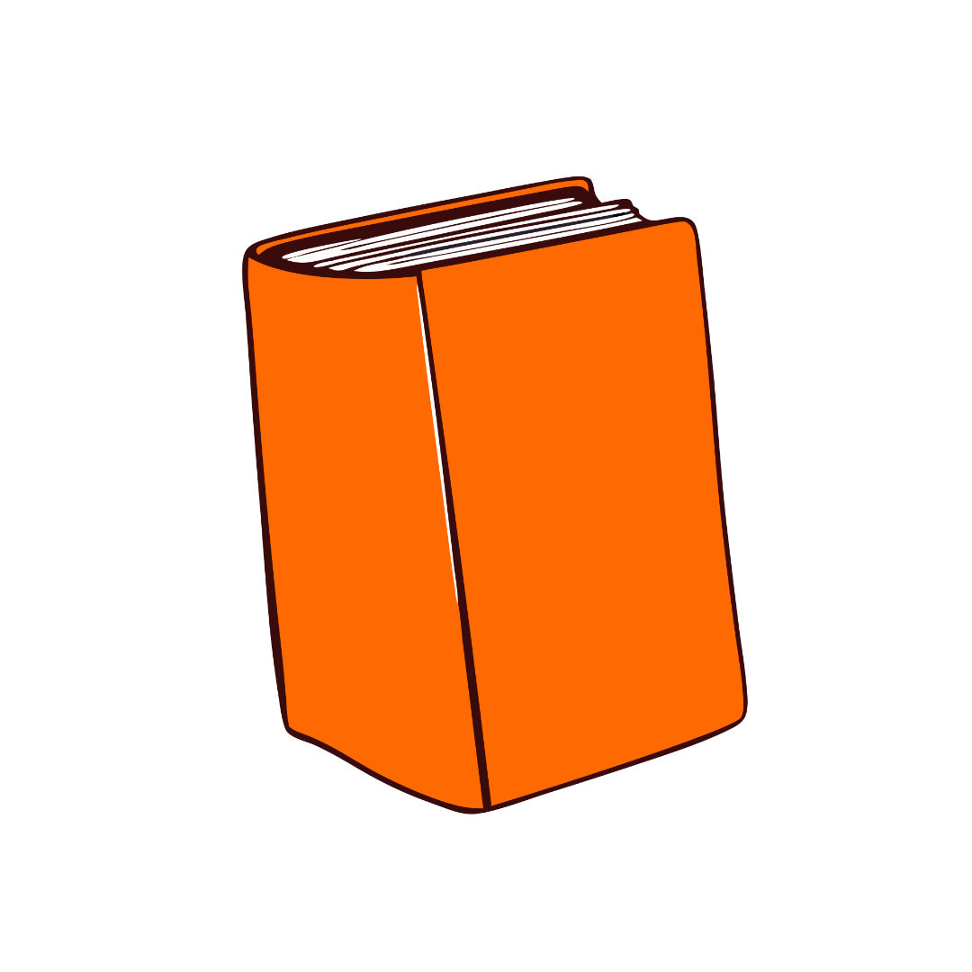 Orange Close Book Clipart 01_Neoclipart_com