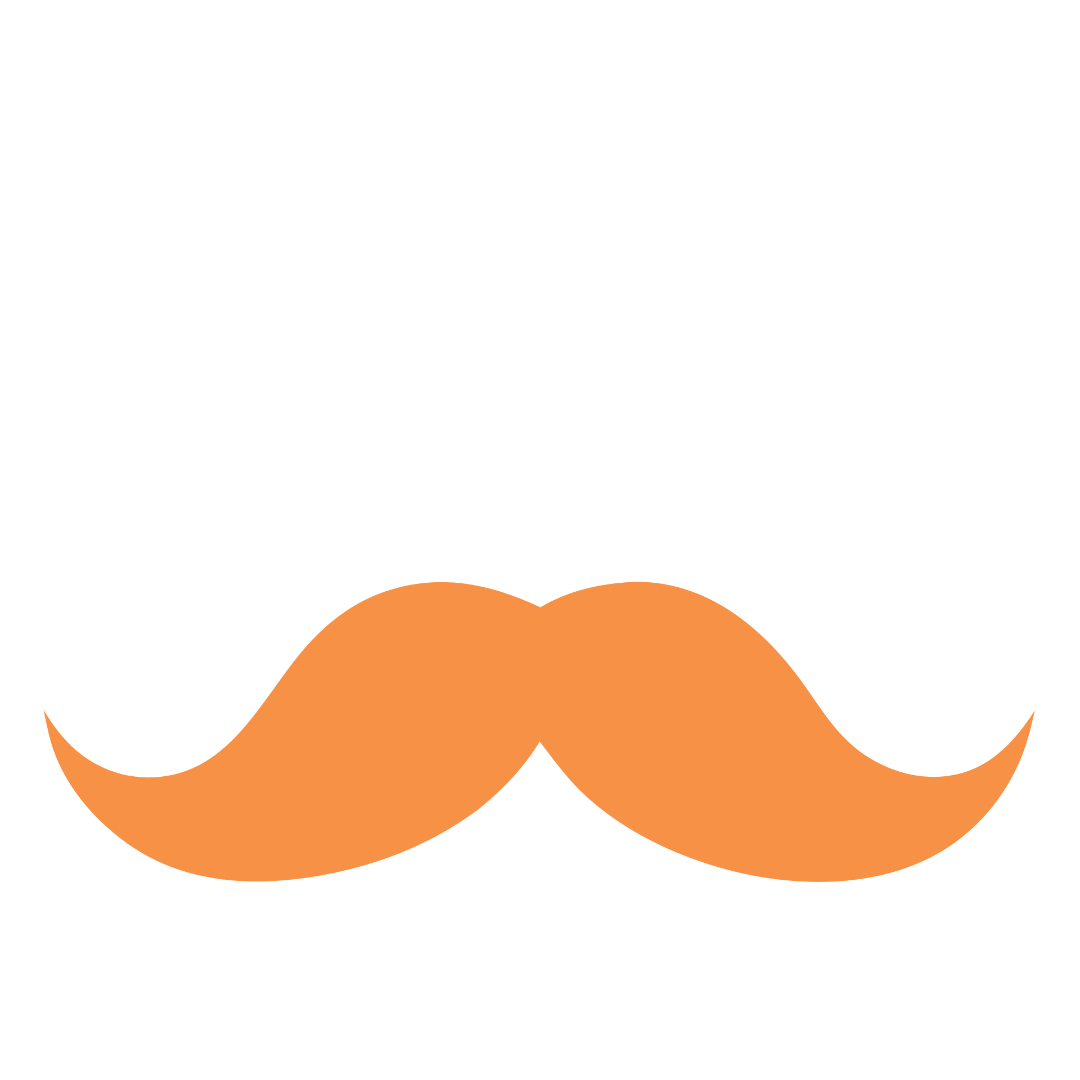 Orange Moustache St Patrick Day_Neoclipart_com