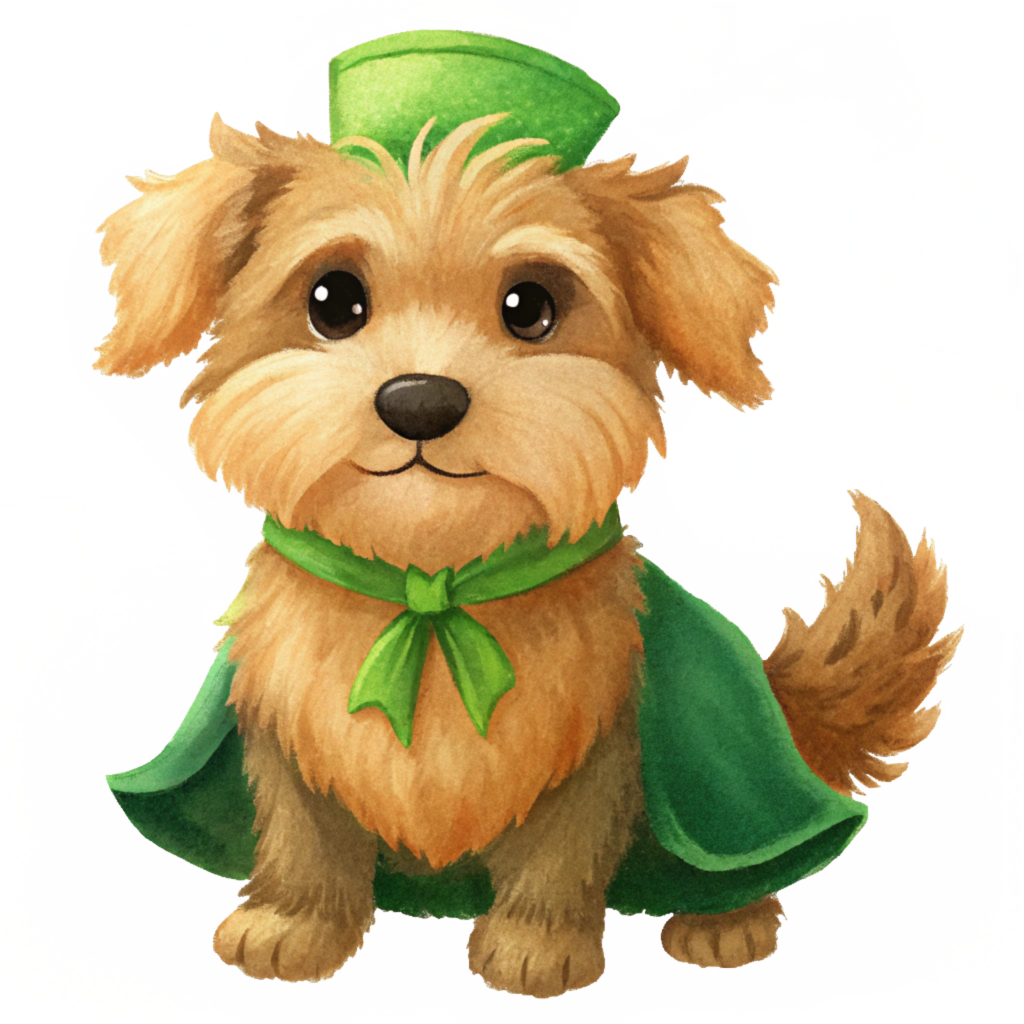Puupy In St Patrick Day Hat Clipart_Neoclipart_com