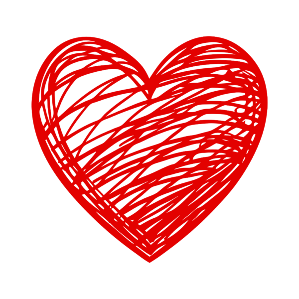 Red Heart Shape Clipart