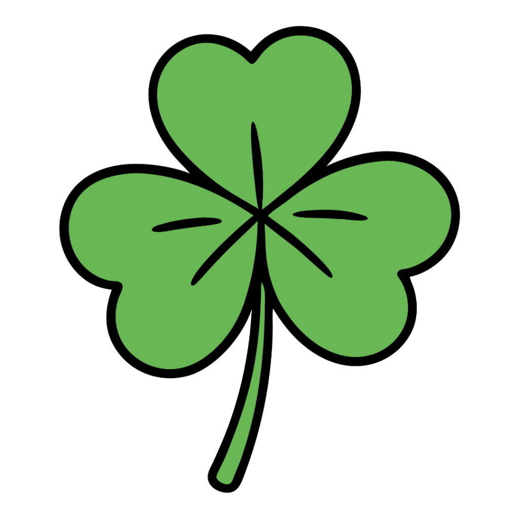 St Patrick Leaf Clipart Template | Free Png, Svg, Vector