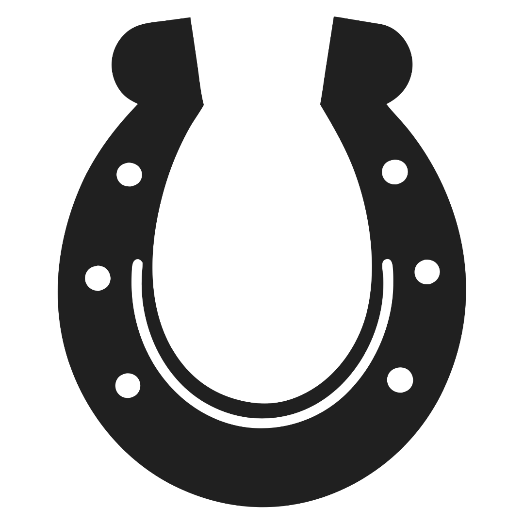 Silhouette Horseshoe St Patrick Day clipart_Neoclipart_com