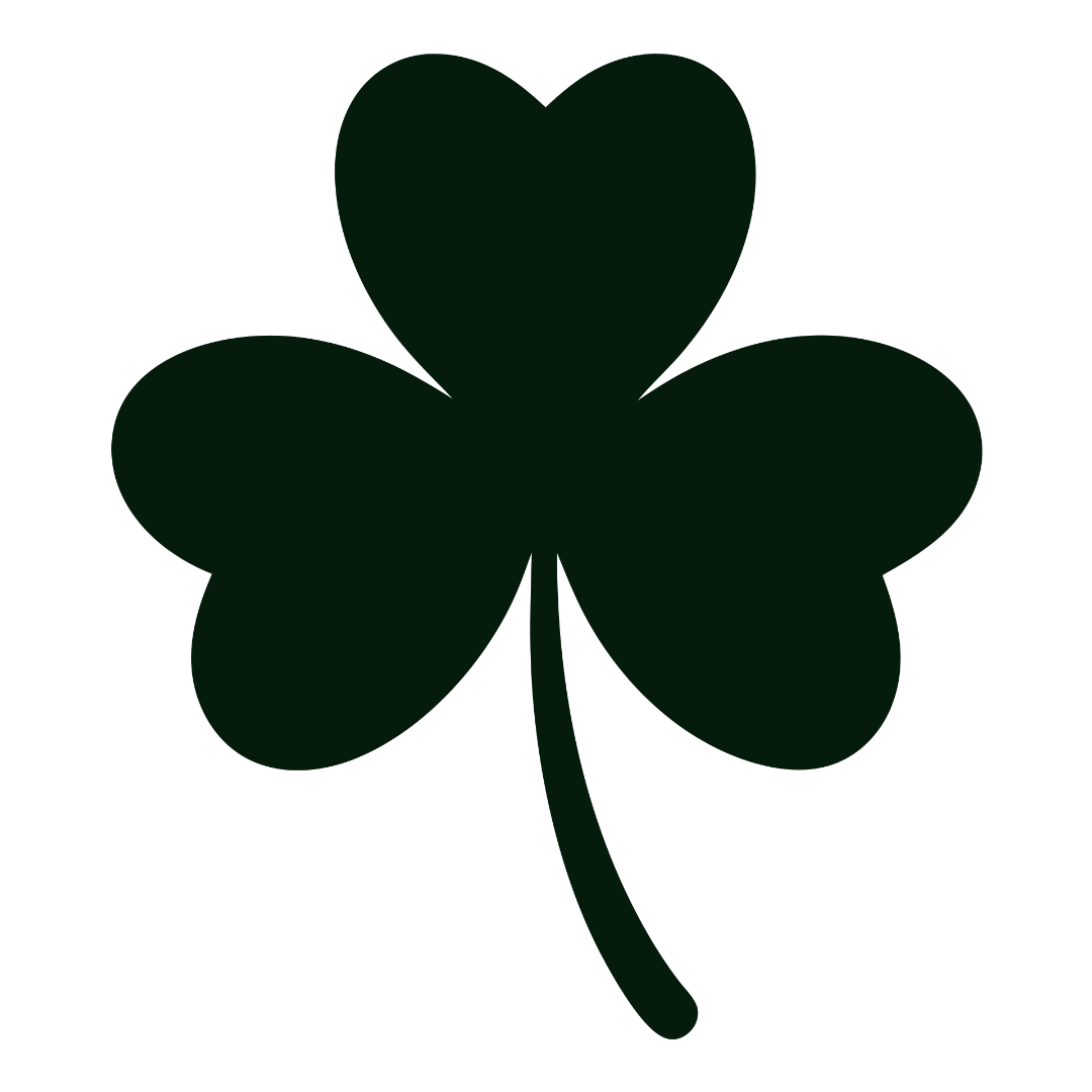 Silhouette St Patrick Leaf Clipart_Neoclipart_com