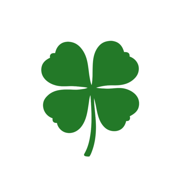 St Patrick Day Four Clover Leaf Clipart