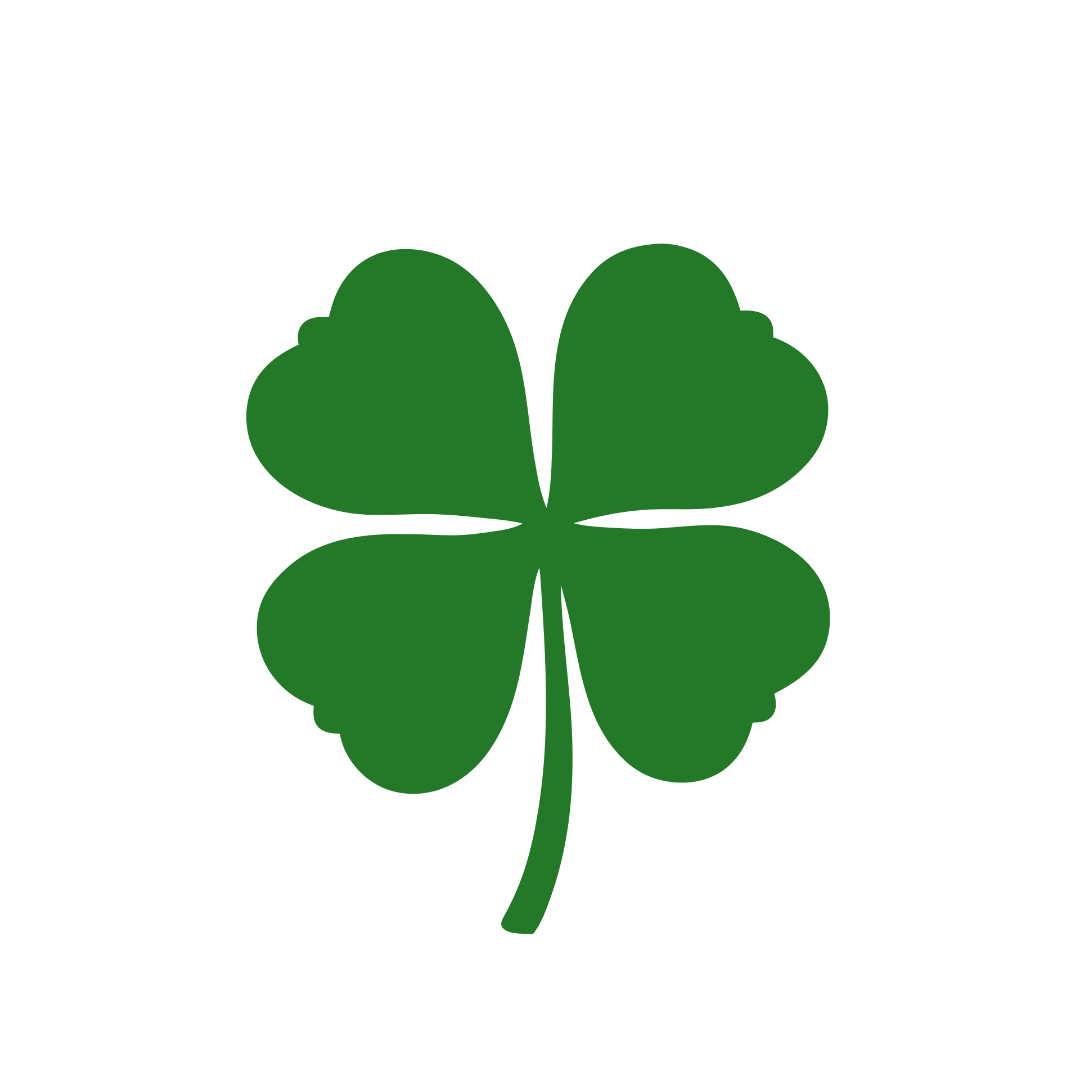 St Patrick Day Four Clover Leaf Clipart_Neoclipart_com