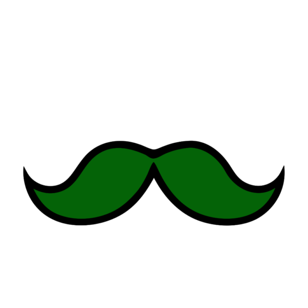 St Patrick Day Moustache Clipart