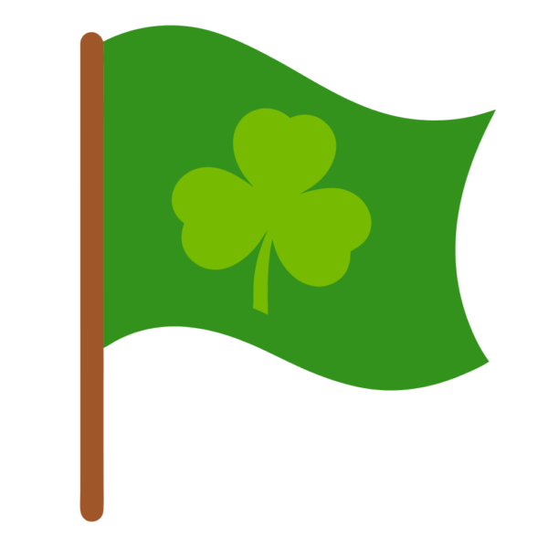 St Patrick Flag Clipart Vector