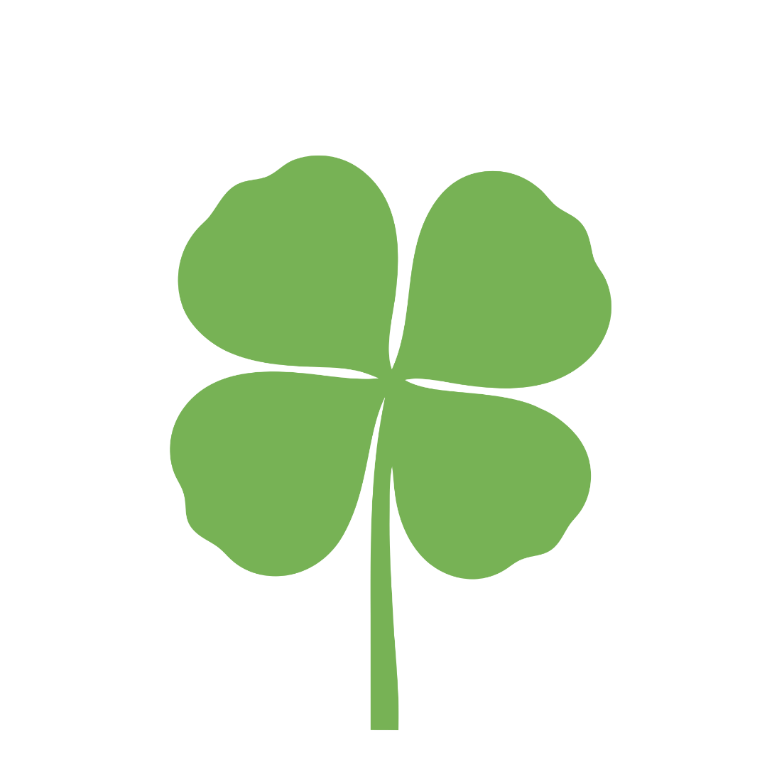 St Patrick Four Leaf Clover Cute Clipart_Neoclipart_com