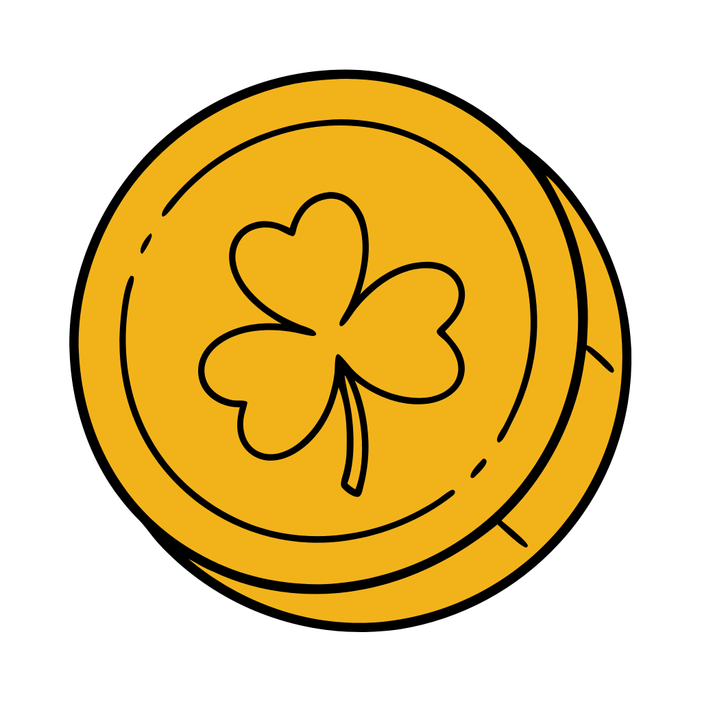 St Patrick Gold Coin Clipart_Neoclipart_com