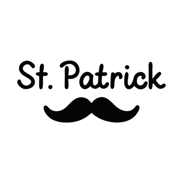 St Patrick Moustache Clipart