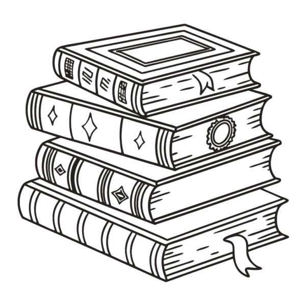 Stacked Book Clipart