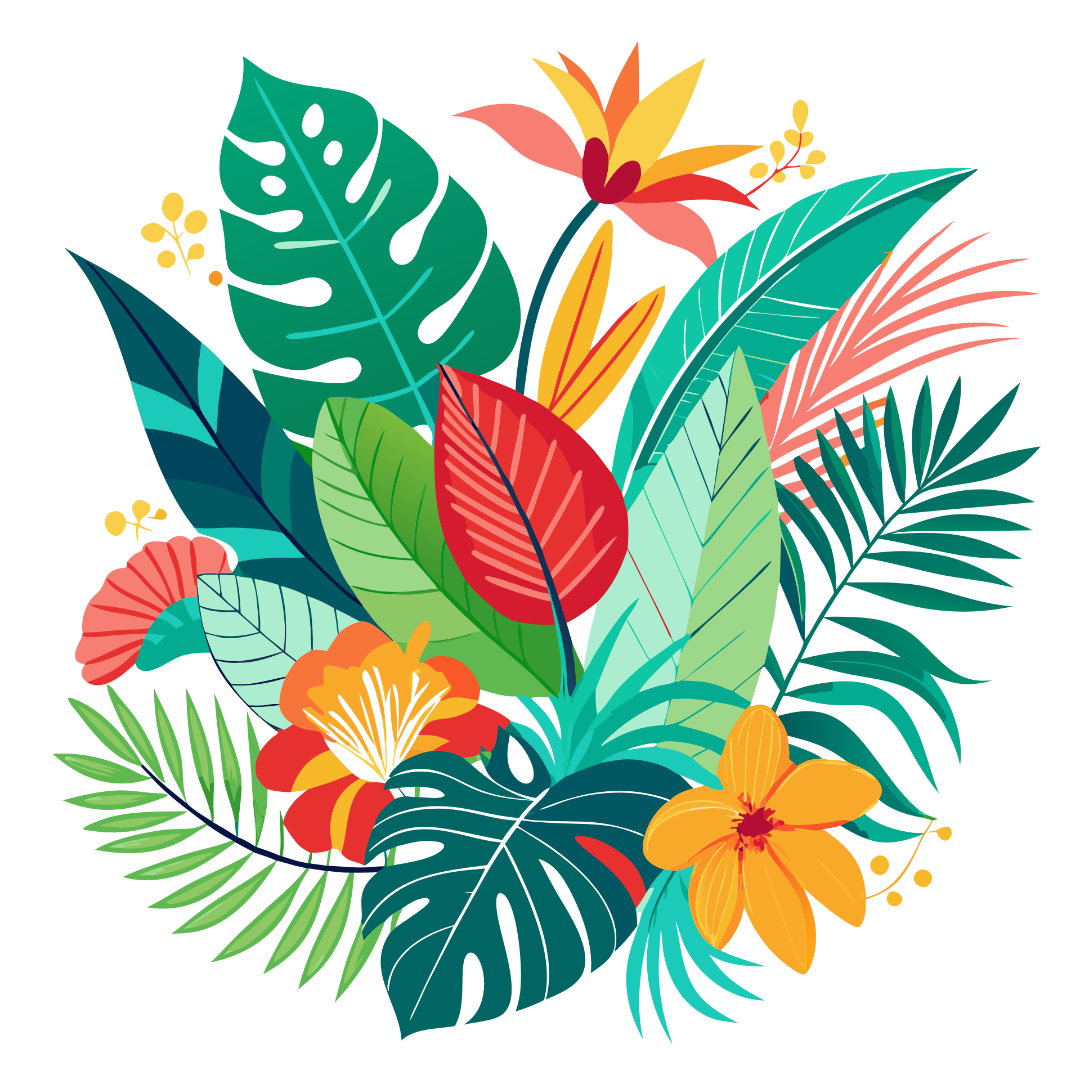 Tropical Leaves Clipart