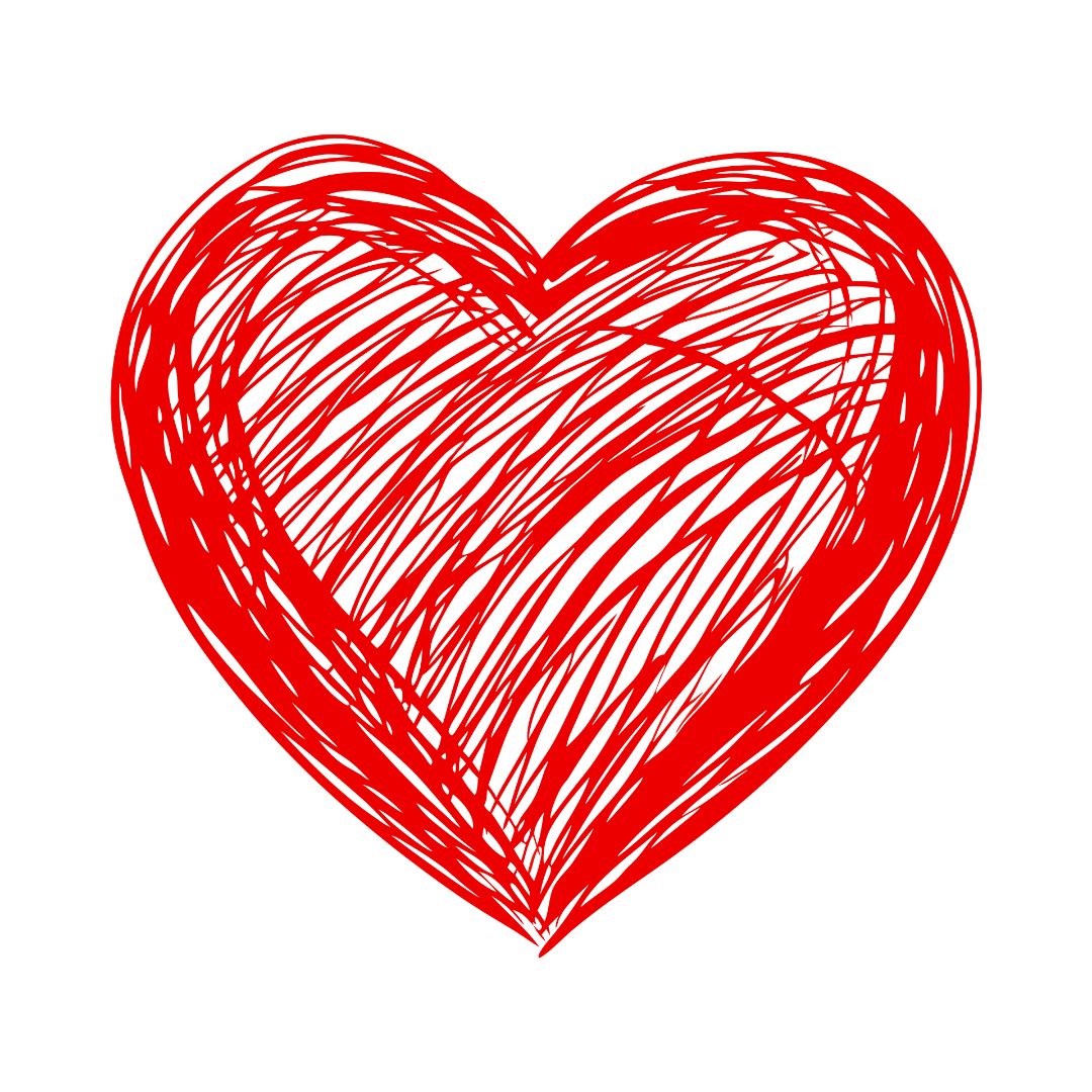 Valentine Day Red Heart Illustration