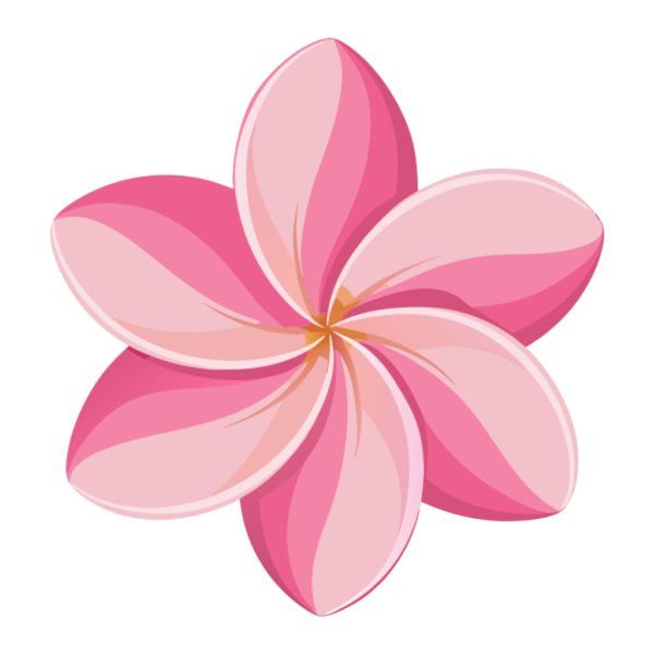 Watercolor Frangipani Clipart