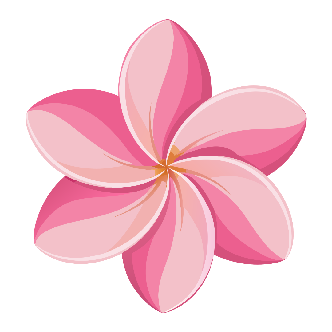 Watercolor Frangipani Clipart