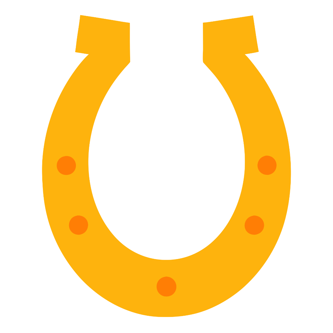 Yellow Horseshoe St Patrick Day Clipart_Neoclipart_com