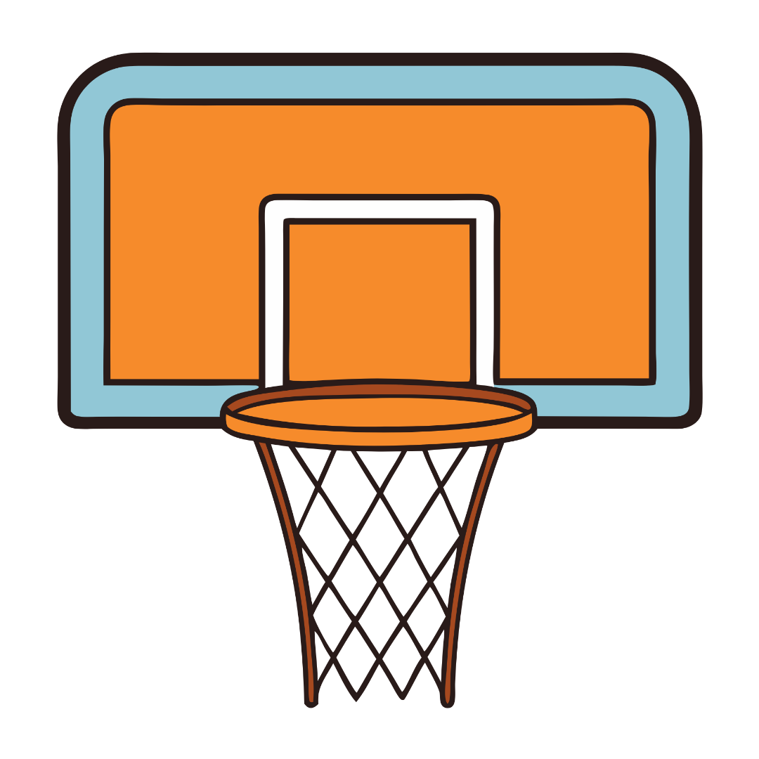 Basketball Backboard Cartoon Clipart_Neoclipart_com