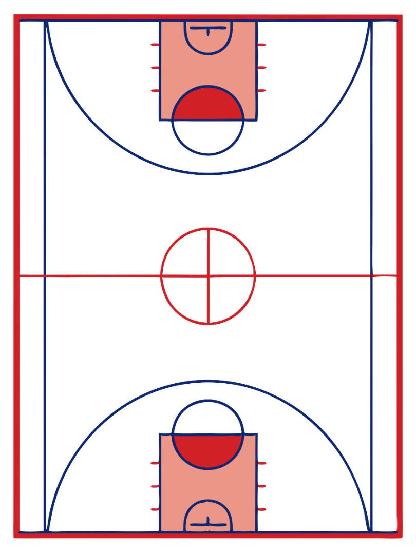 Basketball Court Clipart Illustration_Neoclipart_com