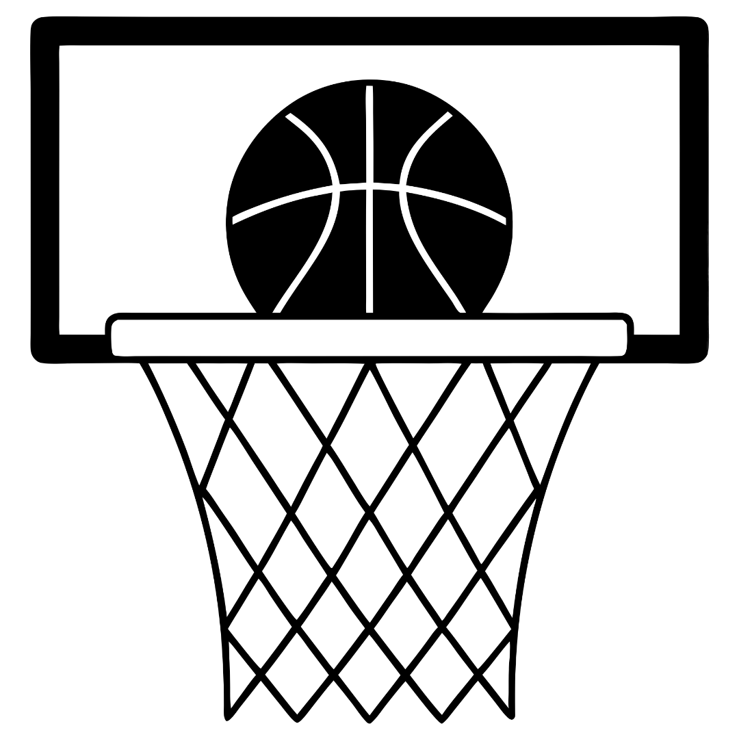 Basketball Hoop Silhouette Clipart_Neoclipart_com