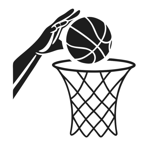 Basketball Inside Ring Clipart