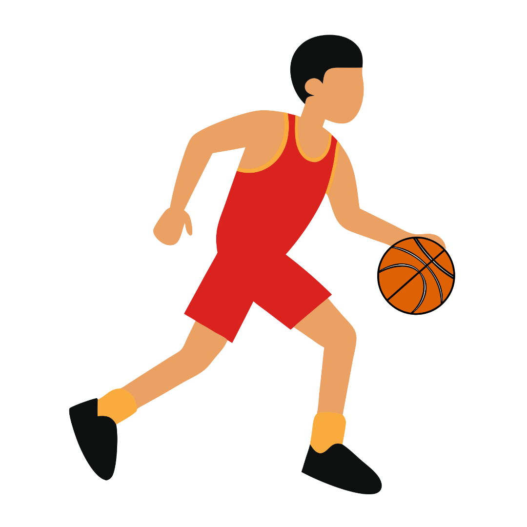 Basketball Player Dribbling Clipart_Neoclipart_com