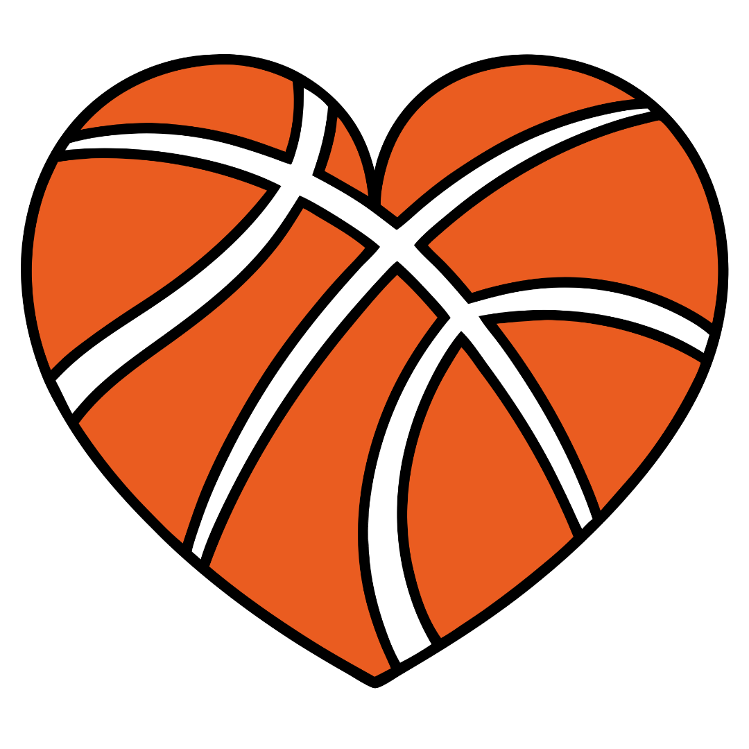Basketball in Heart shape Clipart_Neoclipart_com