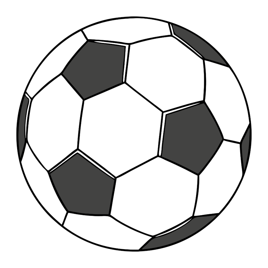 Soccer Ball Throwing Clipart Black and White Free Png Svg Vector