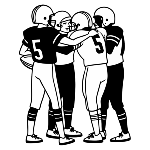 Football Team Player Silhouette