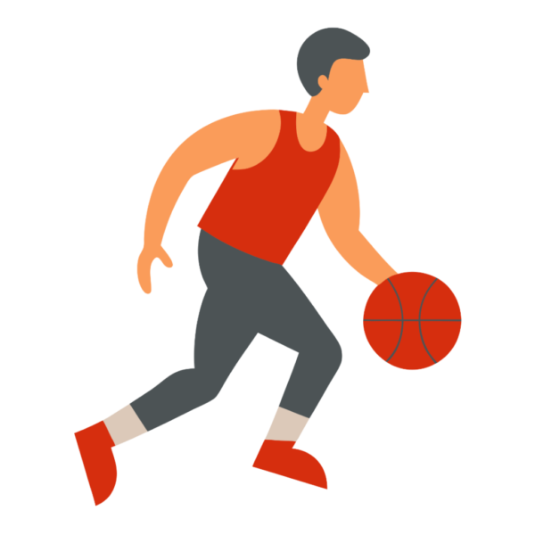 Motion Basketball Player Clipart