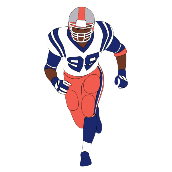 Player Football Clipart