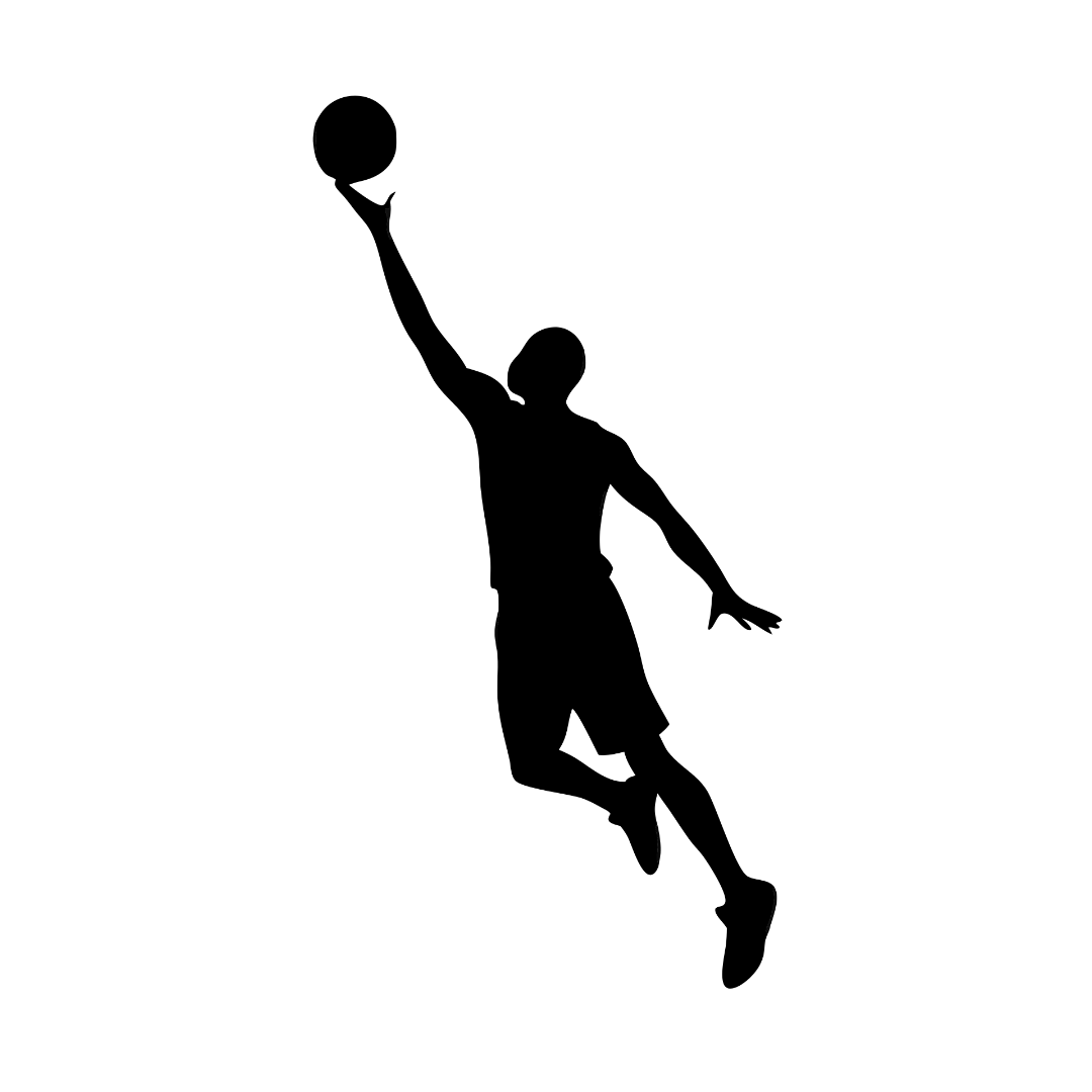 Silhouette Basketball Player Clipart_Neoclipart_com