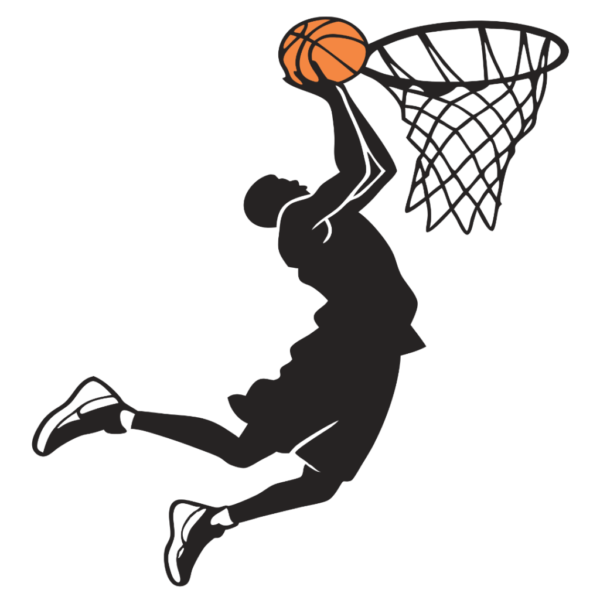 Silhouette Basketball Player